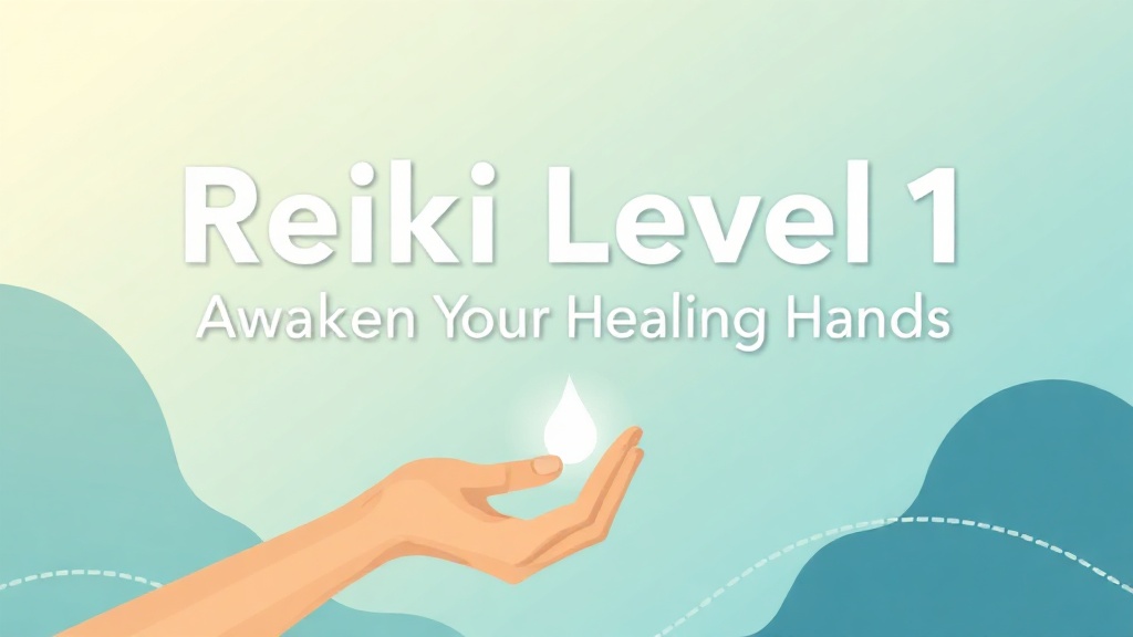 Reiki Level 1: Awaken Your Healing Hands