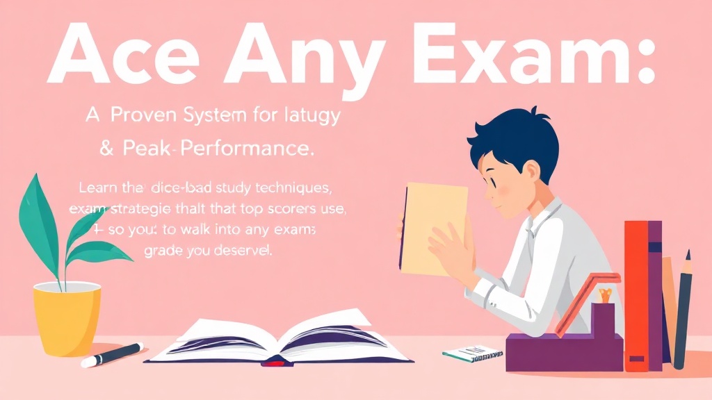 Ace Any Exam: A Proven System for Study, Strategy & Peak Performance