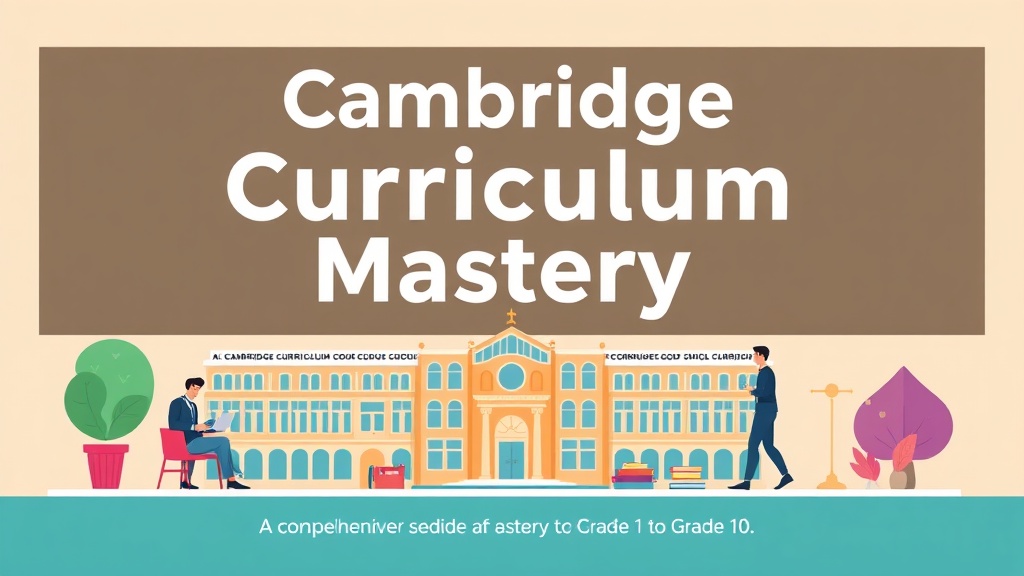 Cambridge Curriculum Mastery: Grade 1 to Grade 10