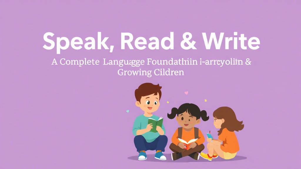 Speak, Read & Write: A Complete Language Foundation for Growing Children