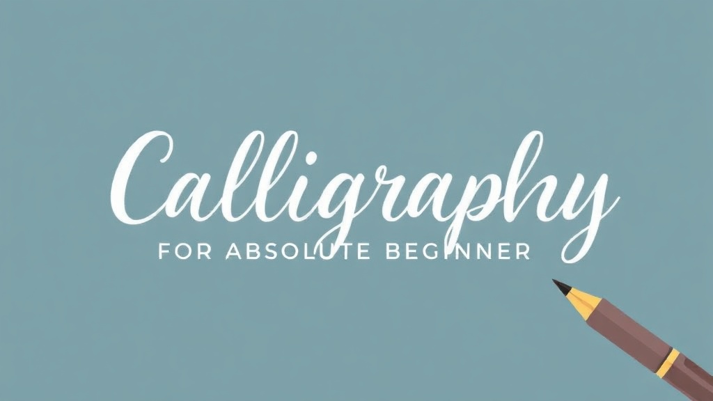 Calligraphy for Absolute Beginners