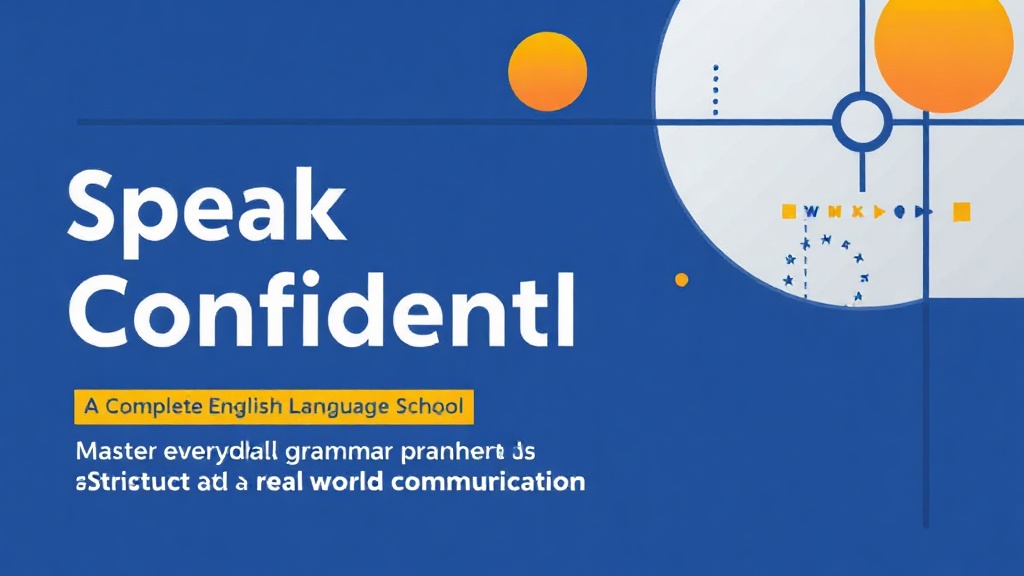 Speak Confidently: A Complete English Language School