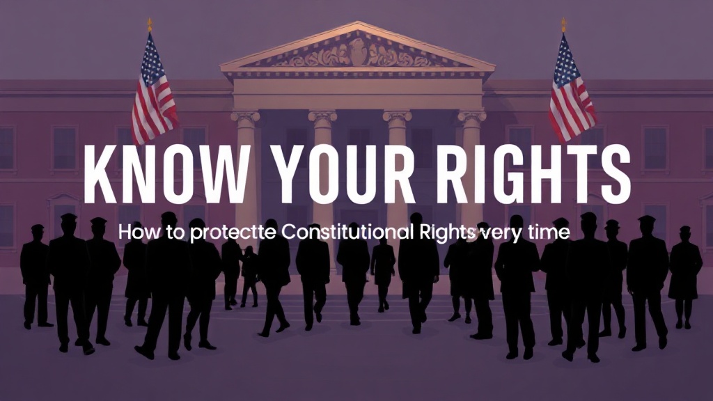 Know Your Rights: How to Protect Your Constitutional Rights Every Time