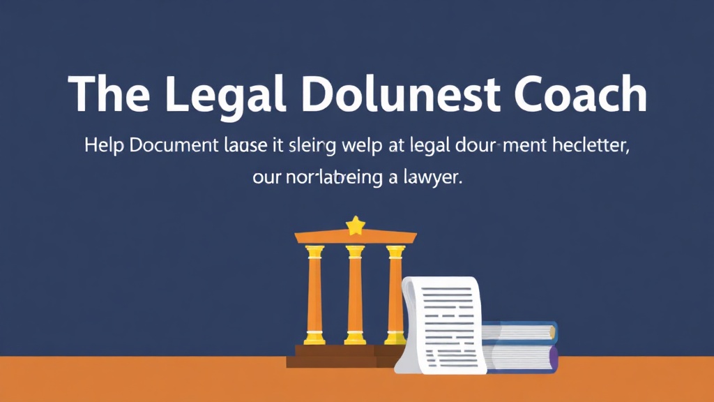 The Legal Document Coach: Help People Win in Court Without Being a Lawyer