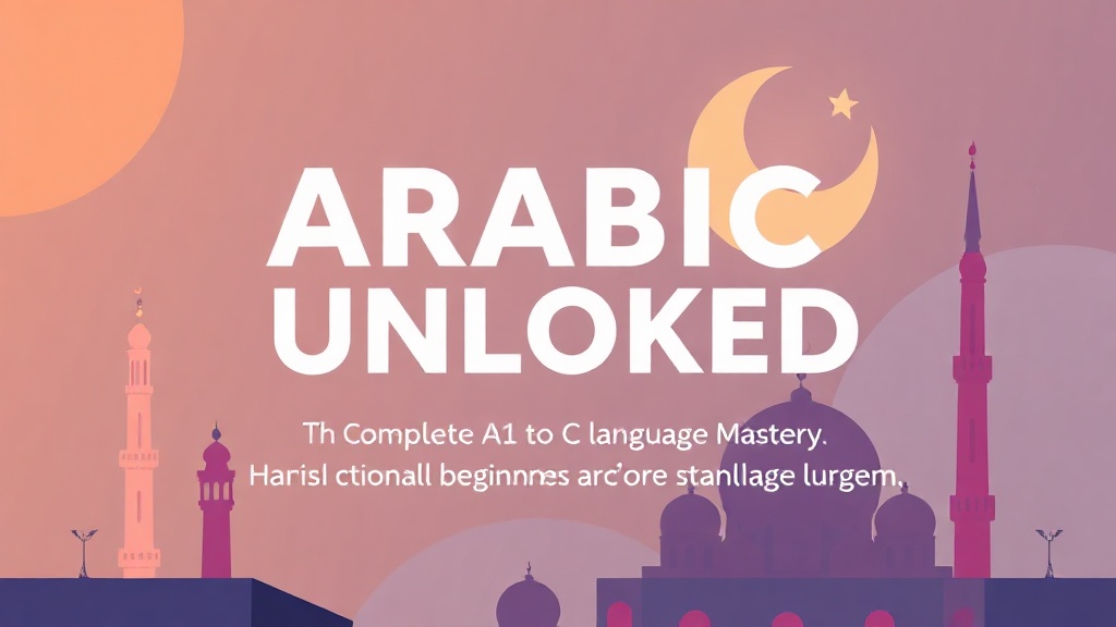 Arabic Unlocked: Complete A1 to C2 Language Mastery