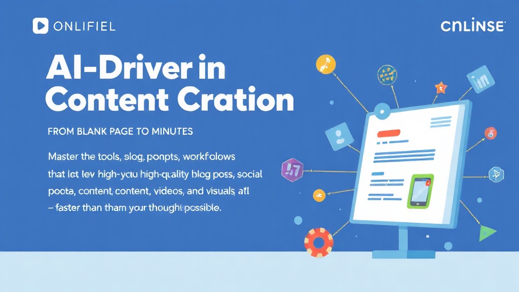 AI-Driven Content Creation: From Blank Page to Published in Minutes