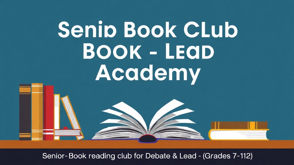Senior Book Club Academy: Read, Debate & Lead (Grades 7–12)