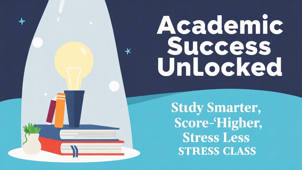 Academic Success Unlocked: Study Smarter, Score Higher, Stress Less