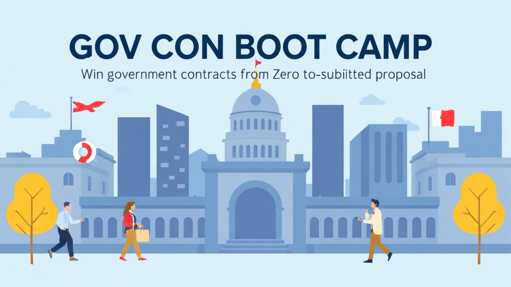 Gov Con Boot Camp: Win Government Contracts from Zero to Submitted Proposal