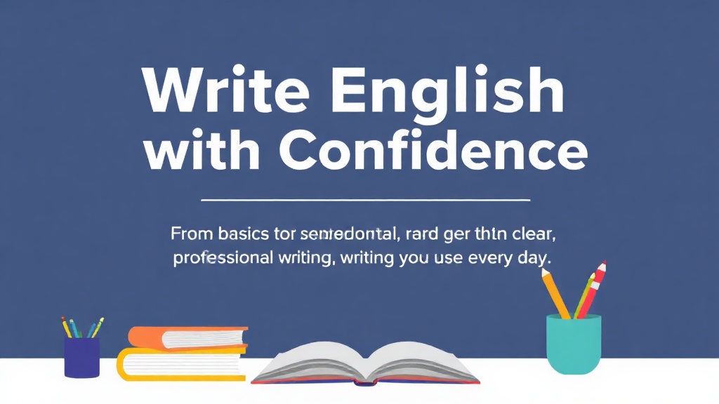 Write English with Confidence: From Basics to Compelling Writing