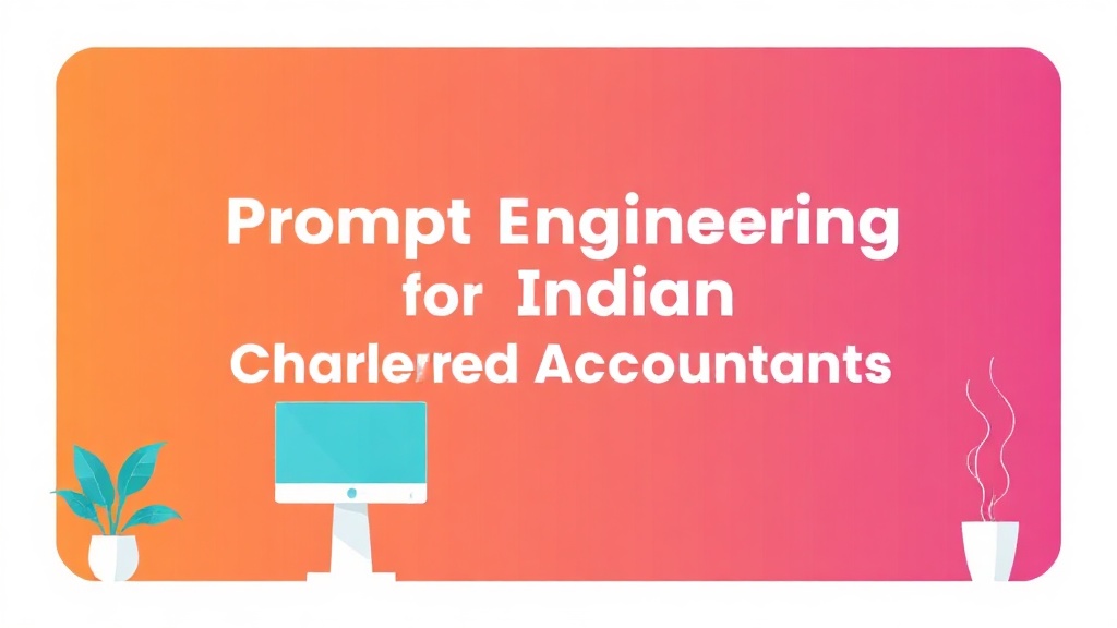 Prompt Engineering for Indian Chartered Accountants