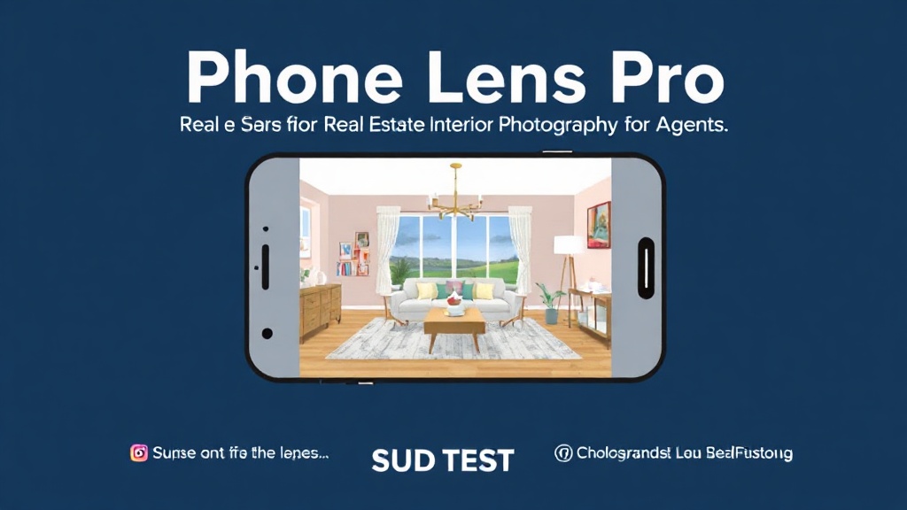 Phone Lens Pro: Real Estate Interior Photography for Agents