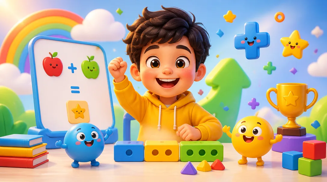 Maths Made Easy: 1-Digit Addition for Kids