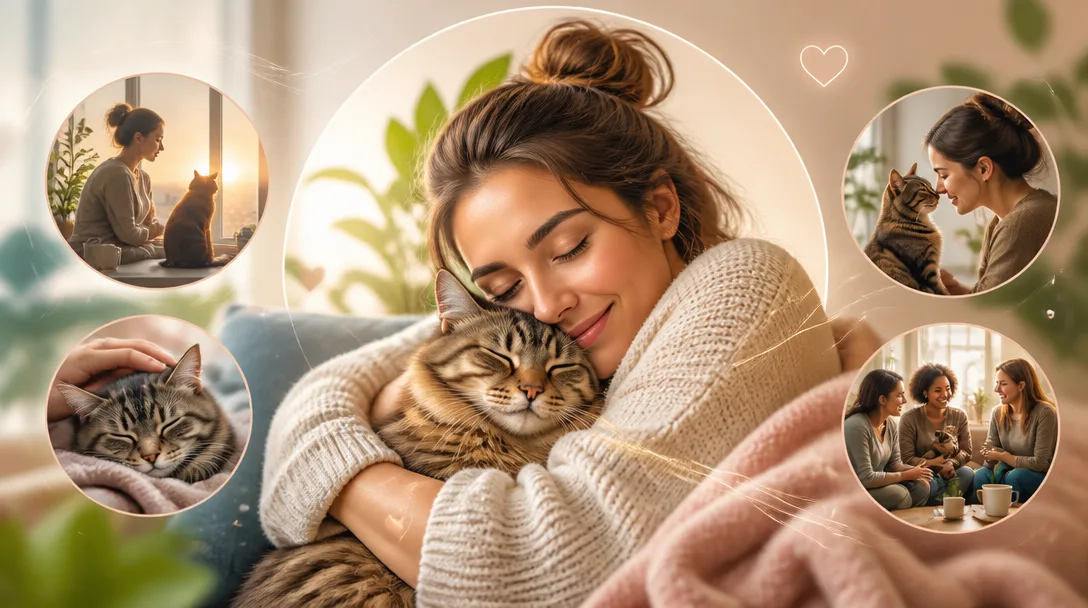 Whiskers of Healing: The Quiet Power of Cats to Comfort, Connect, and Cure Loneliness
