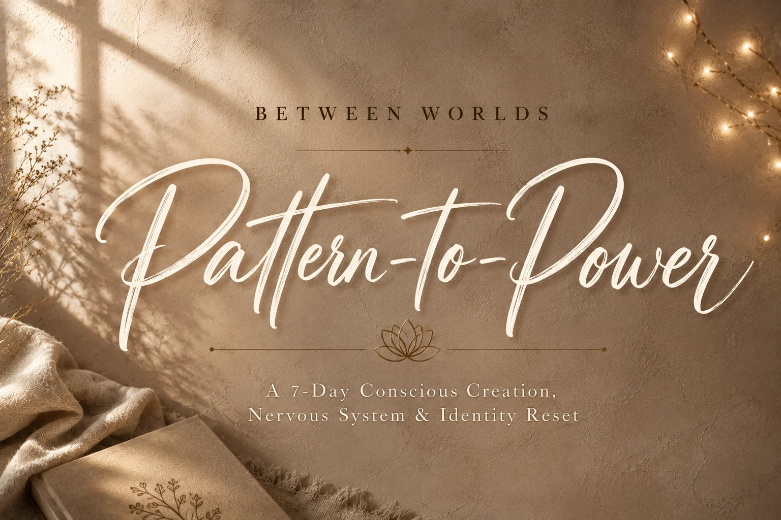 Pattern to Power | 7-Day Reset